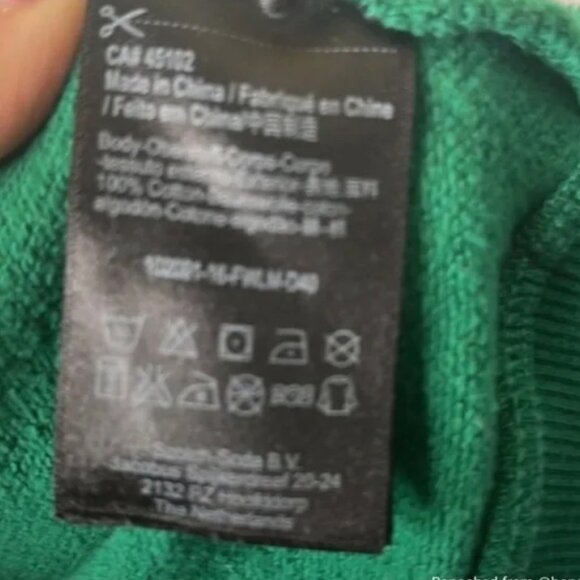 Scotch & Soda Maison Scotch Crewneck Sweatshirt Rainbow Glitter M Sz M - Picture 5 of 10